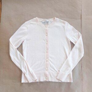 LOFT Light Pink 100% Cotton Cardigan XS